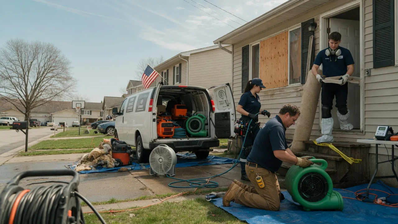 Water Damage Restoration in Biddle, MT near me